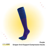 Gripper Arch Support Compression Knee Socks