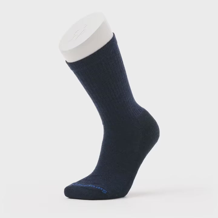 Smartwool Unisex Everyday Solid Rib Crew Socks