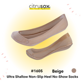 Ultra Shallow Non-Slip Heel No-Show Socks