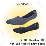 Nonslip Heel No-Show Socks