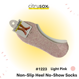 Nonslip Heel No-Show Socks