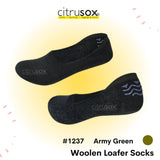 Woolen Loafer Socks with Non-slip Heel
