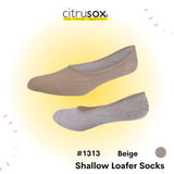 Shallow Loafer Non-Slip Heel Socks