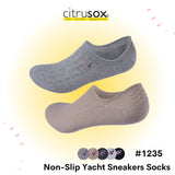 Yacht Sneaker Socks with Non-slip Heel