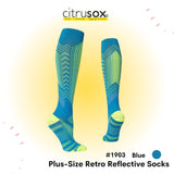 Retro Reflective Plus Size Knee Socks