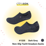 Yacht Sneaker Socks with Non-slip Heel