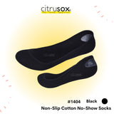 Cotton Non-Slip Heel No-Show Socks