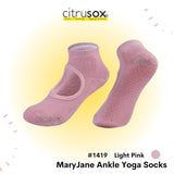 Mary Jane Anti-Skid Ankle Yoga Barre Socks