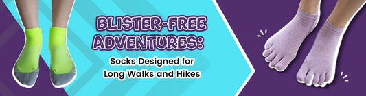Blister-Free Adventures Socks Designed for Long Walks and Hikes