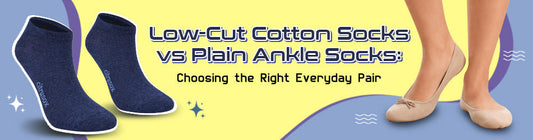 Low-Cut Cotton Socks vs Plain Ankle Socks Choosing the Right Everyday Pair 