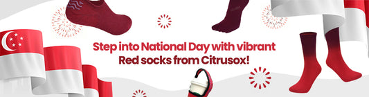 Celebrating National Day with Red Socks: Show Your Patriotism with Citrusox