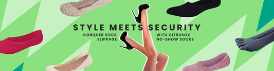 Stay Up, Not Slip Down: Conquer Sock Slippage with Citrusox No-Show Socks