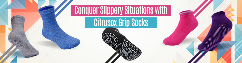 Conquer Slippery Situations - Introducing Citrusox Grip Socks