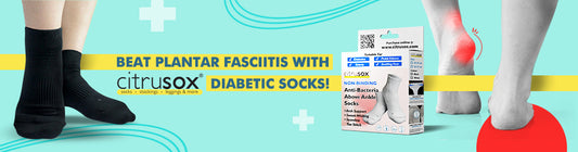 Stepping Pain-Free: Conquering Plantar Fasciitis with Citrusox Diabetic Socks