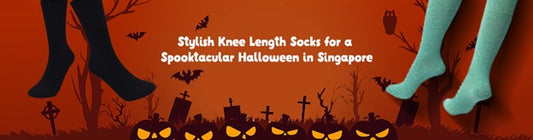 Stylish Knee Length Socks for a Spooktacular Halloween in Singapore