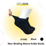 Non-Binding Anti-Bacterial Above-Ankle Socks