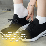 Cotton Cuffed Above Ankle Socks