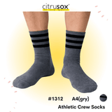 Striped Crew Sports Socks