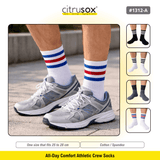Striped Crew Sports Socks