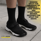 2-Toe Ninja Basic Crew Socks