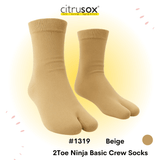 2-Toe Ninja Basic Crew Socks