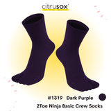 2-Toe Ninja Basic Crew Socks