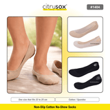 Cotton Non-Slip Heel No-Show Socks