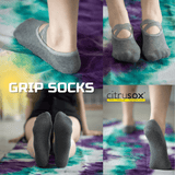 Yoga Anti-Skid Grip No-Show Barre Socks