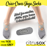 Grip Pilates No-Show Socks