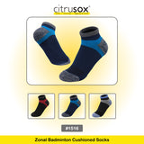 Zonal Cushioned Badminton Ankle Socks