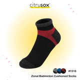 Zonal Cushioned Badminton Ankle Socks