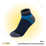 Zonal Cushioned Badminton Ankle Socks
