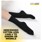 Mercerized Cotton Mid-Calf Socks