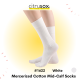 Mercerized Cotton Mid-Calf Socks