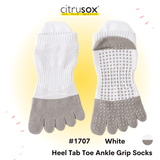 Men Anti-Slip Toe Grip Socks for Pilates, Yoga & Studio Workouts