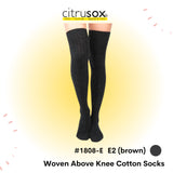 Woven Above Knee Socks