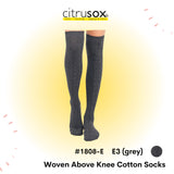 Woven Above Knee Socks