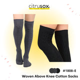 Woven Above Knee Socks