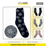 Snow Flakes Bedroom Sleeping Socks