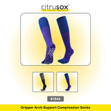 Gripper Arch Support Compression Knee Socks