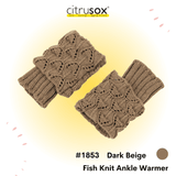 Fish Knit Ankle Warmer Boot Cuffs