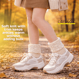 Fish Knit Ankle Warmer Boot Cuffs