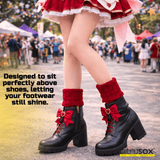 Fish Knit Ankle Warmer Boot Cuffs