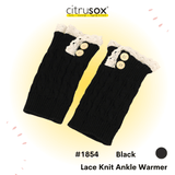 Lace Knit Ankle Warmer Boot Cuffs