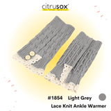 Lace Knit Ankle Warmer Boot Cuffs