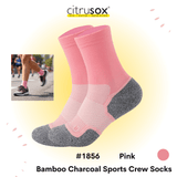 Bamboo Charcoal Ergonomic Sports Crew Socks