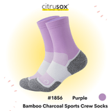 Bamboo Charcoal Ergonomic Sports Crew Socks