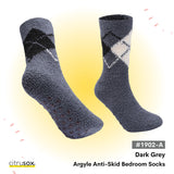 Anti-Skid Argyle Sleeping Socks