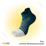 Argyle Diamond Lite Heel Tab Running Toe Socks