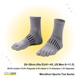 Parallel Lines Marathon Sports Toe Socks